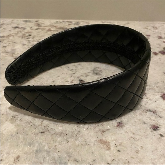 NWOT Michael Kors MK Black Quilted Wide Headband Hairband Hair Band Accessory - Picture 4 of 7